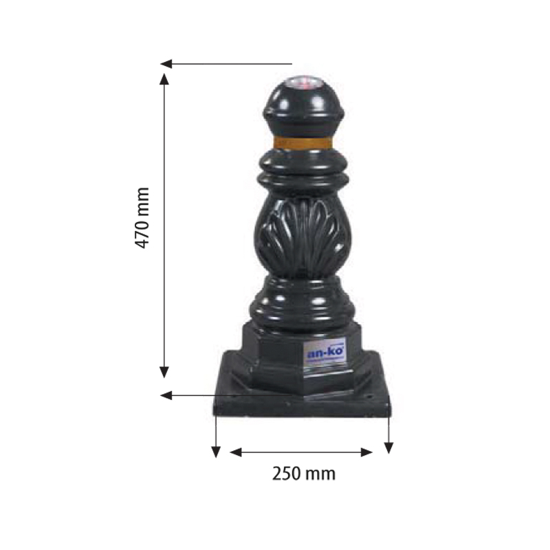 Sınır Elemanı Solar Ledli (470 mm)