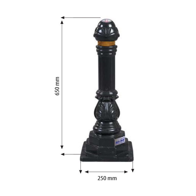 Sınır Elemanı Solar Ledli (650 mm)