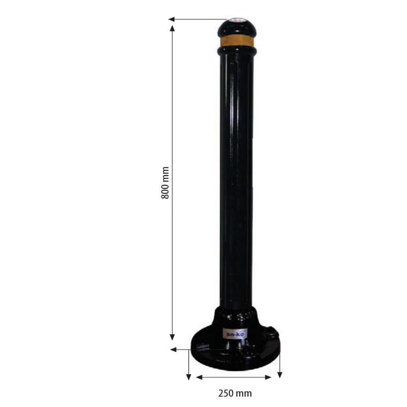 Sınır Elemanı Solar Ledli (800 mm)